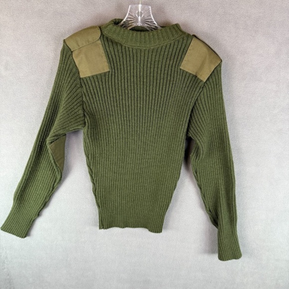 DSCP Valor Collection Mens Sweater Wool Service Size‎ 38 Olive Green US Military